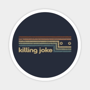Killing Joke Cassette Stripes Magnet